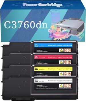 AOKLEY Compatible Toner Cartridge for Dell C3760dn 3760dn 3760 331-8425 331-8426 331-8427 331-8428 Toner Cartridges Work for C3760N C3760DN C3765DNF Printer 1 Set