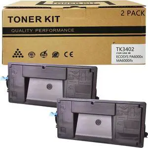 Ennovor TK-3402 Toner Compatible for Kyocera TK3402 Black 2 Pack for Kyocera ECOSYS PA4500x MA4500ix MA4500ikx Toner Cartridge