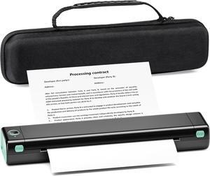 Itari Portable Printers Wireless for Travel - Inkless Thermal Printer with Case, Support 8.5" x 11" US Letter, Bluetooth Mobile Printer Compatible with iOS, Android Phone & Laptop