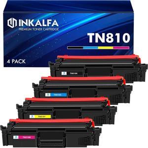 TN810 TN810XL TN-810 Toner Cartridge: 4PACK TN810XL Compatible for Brother TN810BK/C/M/Y TN810XL TN-810 TN 810 810XL MFCL9610CDN HLL9410CDN HLL9430CDN HLL9470CDN MFCL9630CDN MFCL9670CDN Printer