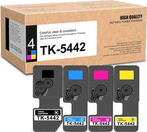 TK-5442 TK5442 Toner Cartridge 4Pack (1BK/1C/1M/1Y) - EAXIU Compatible TK-5442K TK-5442C TK-5442M TK-5442Y Replacement for Kyocera ECOSYS MA2100cwfx and PA2100cwx Model Laser Printer
