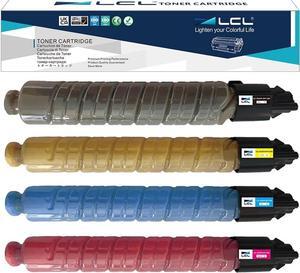 LCL Compatible Toner Cartridge Replacement for Ricoh 842091 842092 842093 842094 MP C306 C307 C406 C407 High Yield (4-Pack KCMY)