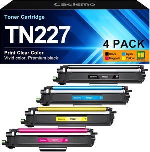 TN227 TN223 Toner Cartridge TN 227 Compatible for Brother TN227 TN-227BK/C/M/Y High Yield for MFC-L3750CDW MFC-L3770CDW HL-L3290CDW HL-L3210CW HL-L3230CDW MFC-L3710CW Printer (4 Pack)