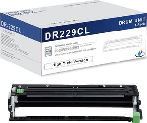 DR229CL Drum Unit DR-229CL Replacement for Brother DR229CL Black (1Pack 30,500 Pages) DR 229CL Compatible with HL-L3220CDW Drum HL-L3280CDW HL-L3300CDW MFC-L3720CDW MFC-L3780CDW Printer