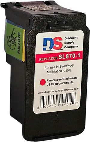 High Capacity SL-870-1 Replacement Ink Cartridge for use in SendPro® Mailstation (csd1) 18 ml
