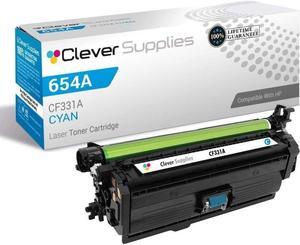 CS Compatible Toner Cartridge Replacement  654A HP Color Enterprise M651DN M651N M651XH M651 M651 M651DN M651N M651XH M651 M651DN M651N M651XH CF331A Cyan