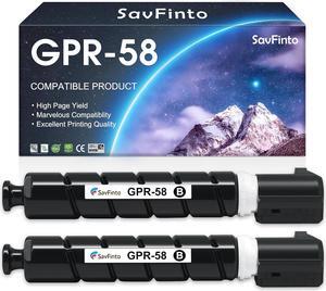 GPR-58 GPR58 Toner Cartridge Replacement for Canon ImageRunner Advance C356iF C256iF C356 C256 DX C257 C257iF C357 C357iF DX-C359IF DX-C259IF Printer (Black, 2-Pack)