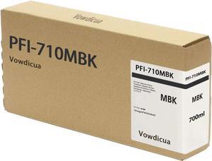 PFI-710MBK PFI-710 Ink Tank 700 ml 1-Pack (Matte Black) Compatible PFI-710 MBK Replacement for Canon iPF TX-2000 TX-3000 TX-4000 Printers