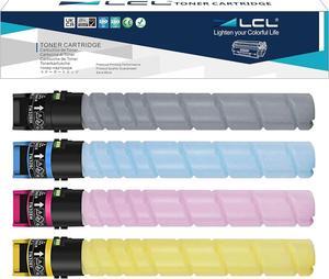 LCL Compatible Toner Cartridge Replacement for Konica Minolta TN626 TN-626K TN626K TN626C TN626M TN626Y ACV1130 ACV1430 ACV1330 ACV1230 bizhub C450i C550i C650i Printers (4-Pack KCMY)