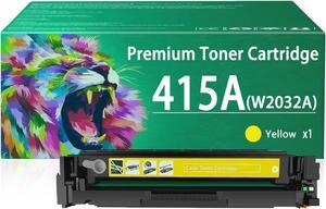 415A Toner Cartridge Compatible  415A W2032A Yellow Toner Cartridges Work  Laserjet Pro M454dn M454dw M454nw M479dw M479fdn Printers