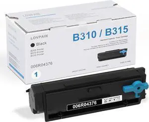 Ennovor B305 / B315 / B310 Black Toner Cartridge - 1 Pack 006R04376 Toner Cartridge Replacement for Xerox B305 B310 B315 Printer
