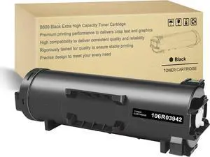 Ennovor VersaLink B600/B610 Black High Capacity Toner Cartridge Remanufactured for Xerox 106R03942 for Versalink B600 B605 B610 B615 Printer (25,900 Pages) Ennovor VersaLink B600/B610 Black High Capacity Toner Cartridge Remanufactured for Xerox 106R03942 for Versalink B600 B605 B610 B615 Printer (25,900 Pages)