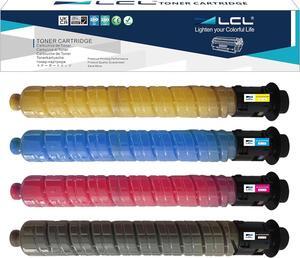 LCL Compatible Toner Cartridge Replacement for Ricoh 821255 821256 821257 821258 SP C840 C840DN C842 C842DN High Yield SP C840 SP C840DN SP C842 SP C842DN (4-Pack KCMY)