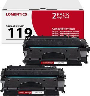 119 Black Toner Cartridge 2 Pack - Compatible Toner Cartridge Replacement for imageCLASS MF5880 MF5900 MF6100 MF410 LBP6300 LBP6600 LBP250 Series Printers | 3479B001