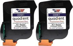 Ennovor AMERICAN MAILING SOLUTIONS INC. | 2-Pack | Quadient IXINK1 Replacement Ink Cartridge for IX-1 Series Postage Meter