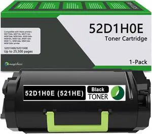 Ennovor 521HE 52D1H0E Toner Cartridge High Yield (1-Pack, Black)- Compatible Replacement for Lexmark 52D1H0E Toner Cartridge MS810n MS710 MS711 MS810 MS810n MS810dn MS811 MS811dn MS812 Printer