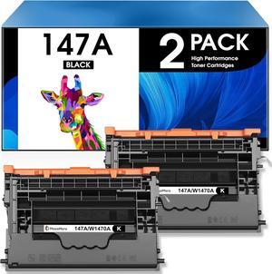 MasaiMara (10,500 Pages Compatible Toner Cartridges Replacement  W1470A 147A  M611dn M611x M612dn M612x Flow MFP M634h M635z M636z M634z M635fht M635h M636fh Printer(Black, 2-Pack)