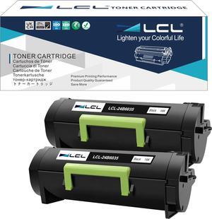 LCL Compatible Toner Cartridge Replacement for Lexmark 24B6035 16000 Pages M1145 XM1145 (2-Pack Black)