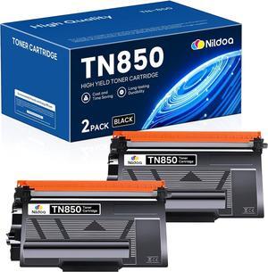 TN850 TN820 Compatible for Brother TN-850 TN-820 Black Toner Cartridges High Yield Work with HL-L6200DW HL-L5200DW MFC-L5850DW MFC-L6800DW, TN8502PK