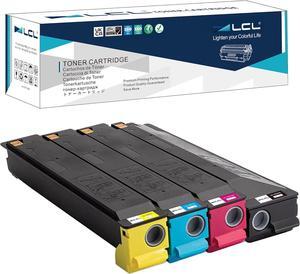 LCL Compatible Toner Cartridge Replacement for Kyocera TK5217 TK-5217 TK5217K TK-5217K 1T02R60US0 1T02R6CUS0 1T02R6BUS0 1T02R6AUS0 TASKalfa 406ci (4-Pack Black, Cyan, Magenta, Yellow)