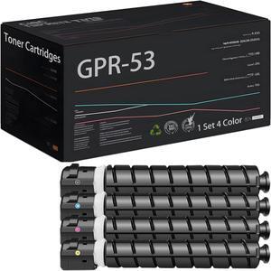 Compatible with Canon GPR-53 Toner Cartridges, Replacement for Canon imageRUNNER Advance DX C3725i C3730i C3826i C3830i C3835i Printers, High Yield 7300 Pages Toner Supply (1 Set 4 Color)