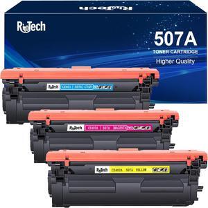 507A M551 Cyan Yellow Magenta Toner Cartridge 3 Pack, Replacement Compatible  507 A 507X CE401A CE402A CE403A  LaserJet Enterprise 500 color M551, MFP M575, MFP M570,No Fading,No Streak