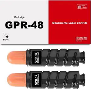 Ennovor GPR-48 Toner Cartridge Replacement for Canon GPR48 2788B003AA Toner Cartridge for imageRUNNER Advance 400 400i 400i F500 500i 500iF 500iFG Printers, 2X Black