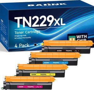 TN229XL TN229 Toner Cartridge Compatible for Brother TN229XL Toner Cartridges TN229XXL TN-229 for MFC-L3780CDW HL-L3280CDW MFC-L3720CDW HL-L3220CDW HL-L3295CDW HL-L8245CDW High Yield (4 Pack)