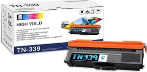 1-Pack TN339 High Yield Cyan Toner Cartridge, Replacement for Brother TN-339 for HL-L8250CDN L8350CDW/CDWT MFC-L8600CDW 9460CDN L8850CDW L8650CDW L9550CDW DCP-9050CDN 9055CDN 9270CDN L8400CDN Printer