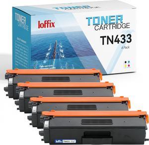 TN433 Toner Cartridges Set Compatible for Brother TN-433 TN-431 TN431 MFC-L8900Cdw Series Printer (Black Cyan Magenta Yellow, 4 Pack)
