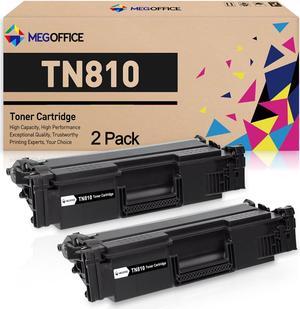 Compatible Toner Cartridge Replacement for Brother TN810 TN 810 TN-810 TN810XL for MFCL9610CDN HLL9410CDN L9430CDN L9470CDN HLEX470W L9630CDN L9670CDN MFCEX670W Printer (Black, 2-Pack)