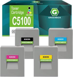 GREENBOX Compatible C5100 Toner Cartridge Replacement for 828350 828351 828352 828353 for Pro C5100S C5110S C5100 C5110 Printers ( 35,000 Pages )