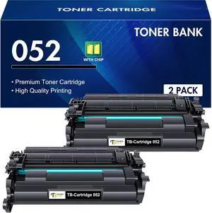 Toner Bank Compatible Toner Cartridge Replacement for Canon 052 052H CRG052 CRG-052 Toner Cartridge High Yield for ImageCLASS LBP214dw LBP215dw MF426dw MF424dw MF429dw Printer Ink (Black, 2 Pack)