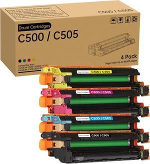 C500 C505 Drum Cartridge Replacement for Xerox 108R01484 108R01483 108R01482 108R01481 Drum Unit for Versalink C500 C500DN C500N C505 C505S C505X Printer, (40,000 Pages)