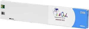 InkOwl Compatible Ink Cartridge Replacement for MIMAKI SS21 Printers SPC-0501C (440mL, Cyan) InkOwl Compatible Ink Cartridge Replacement for MIMAKI SS21 Printers SPC-0501C (440mL, Cyan)
