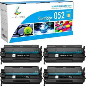 052 Toner Cartridge Black 4 Pack Replacement for Canon 052 052H CRG-052 CRG052 Toner for ImageCLASS LBP214dw LBP215dw MF426dw MF424dw MF429dw High Yield Printer Ink