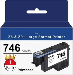 746 Printhead (P2V25A) Replacement for 746 Print Head for DesignJet Z6 Z9+ Large Format Printer