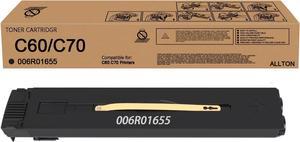 C60 C70 Toner Cartridge Compatible with Xerox C60 C70 Black 006R01655 Toner Cartridge Replacement for Xerox Color C60 C70 Printers(1-Pack,006R01655)