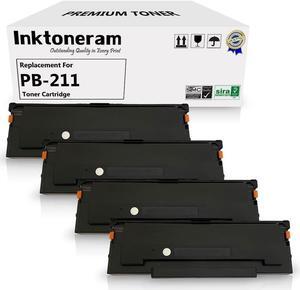 PB-211 PB211 PB-211EV PB211EV Compatible Toner Cartridges Replacement for Pantum P2207 P2500 P2502w P2516 M6500 M6500N M6500NW M6500W M6550 M6550N M6552NW M6600 (Black, 4-Pack)