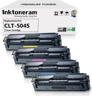 504S CLP415 Compatible Toner Cartridges Replacement for Samsung 504S CLP-415 CLP-415N CLP-415NW CLX-4195FW CLX-4195FN CLX-4195N SL-C1810W SL-C1860 ([Black,Cyan,Magenta,Yellow],4-Pack)