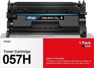 057H Black High Yield Toner Cartridge Replacement for canon 057H Black High Yield Toner Cartridge 057 H CRG-057H to Compatible with Imageclass MF445dw LBP226dw MF448dw MF449dw LBP227dw, 1 Black