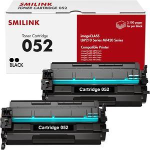 052 Toner Cartridge Black 2-Pack Replacement for Canon 052 052H CRG-052 CRG052 Toner for ImageCLASS LBP214dw LBP215dw MF426dw MF424dw MF429dw High Yield Printer Ink