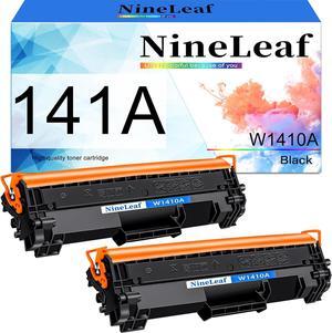 NineLeaf W1410A with Chip Compatible Toner Cartridge Replacement for HP 141A Toner Cartridge to use for Laser Jet MFP M140w M139w M110w(with CHIP,2 Pack)