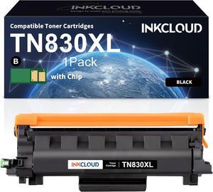 INKCLOUD TN830XL Black Toner Cartridge High Yield Replacement for Brother TN830 TN-830 TN830XL for HL-L2460DW DCP-L2640DW HL-L2405W HL-L2400D HL-L2480DW MFC-L2820DW MFC-L2820DWXL Broter Printer