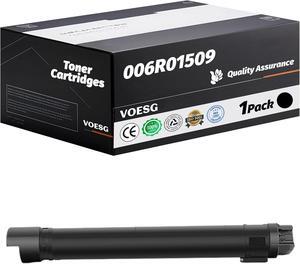 Compatible for Xerox 006R01509 006R01510 006R01511 006R01512 Toner Cartridges Work for Xerox WorkCentre 7525 7530 7535 7545 7556 7830 7835 Printers, with Chip, High Yield 27000 Pages (Black)