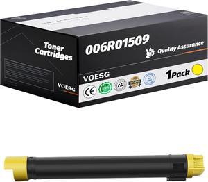 Compatible for Xerox 006R01509 006R01510 006R01511 006R01512 Toner Cartridges Work for Xerox WorkCentre 7525 7530 7535 7545 7556 7830 7835 Printers, with Chip, High Yield 27000 Pages (Yellow)