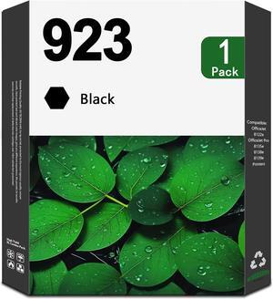 923 Black Ink Cartridge Compatible 923 Ink Replacement for HP 923 Ink use with OfficeJet 8122e OfficeJet Pro 8135e 8138e 8139e Printer (1-Pack, BK)