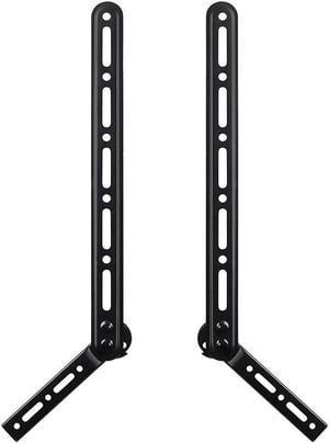 Monoprice Universal Soundbar Bracket With Adjustable Arms, Fits Displays 23in to 65in, Soundbars Up to 33lbs