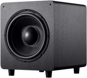 Monoprice SW-15 600 Watt RMS 800 Watt Peak Powered Subwoofer - 15in, Ported Design, Variable Phase Control, Variable Low Pass Filter, For Home Theater