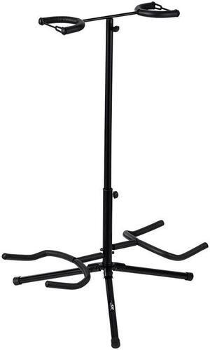 Monoprice Double Guitar Stand, Height Adjustable, Holds Two Guitar, Guitar Rack, Ideal For both Electric and Acoustic Guitars - Stage Right Series